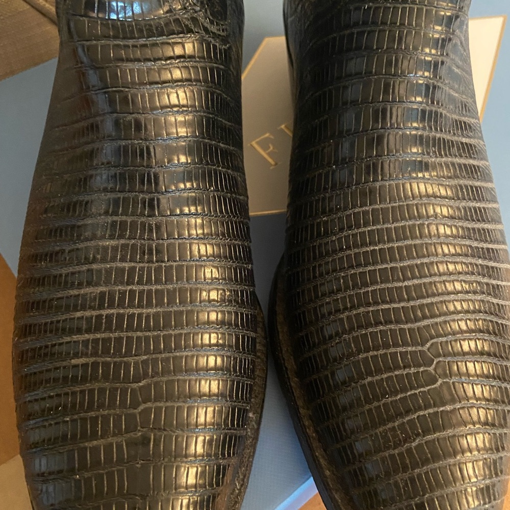 Lucchese Black Textured Men's Boots